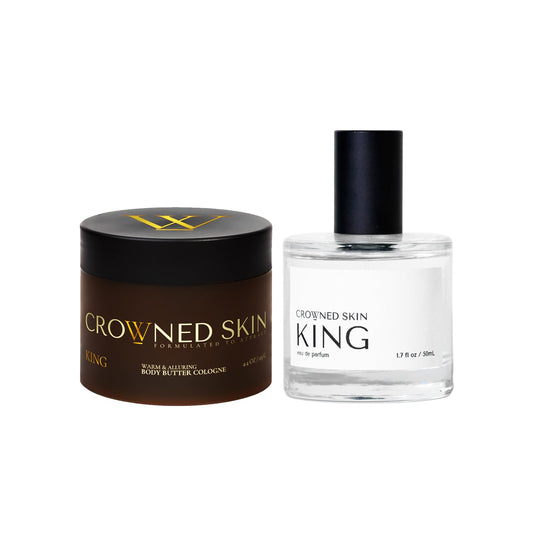 King Body Butter Cologne and Eau de Parfum Set