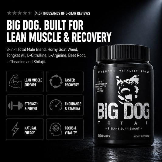 BIG DOG || LEAN MUSCLE. BUILT THE RIGHT WAY.